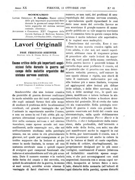 Rivista critica di clinica medica