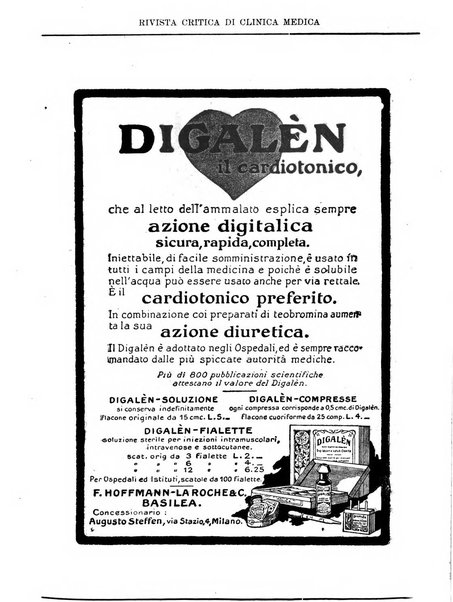 Rivista critica di clinica medica