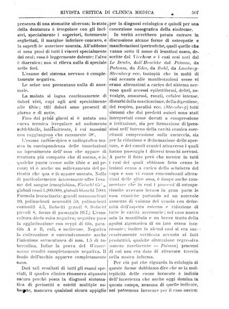 Rivista critica di clinica medica