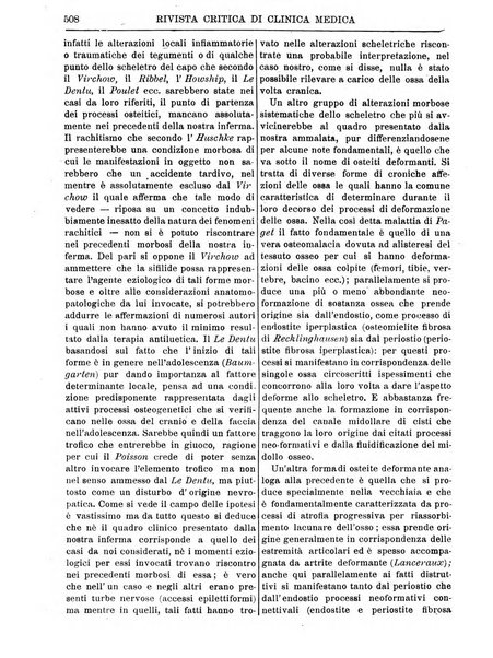 Rivista critica di clinica medica