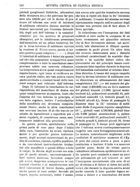 Rivista critica di clinica medica