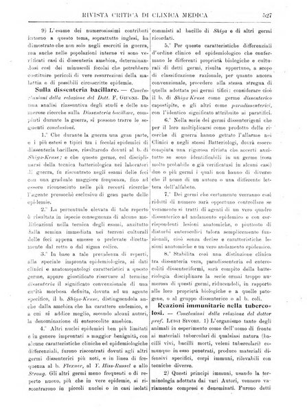 Rivista critica di clinica medica