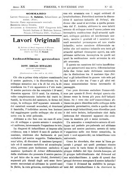 Rivista critica di clinica medica