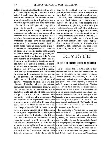 Rivista critica di clinica medica