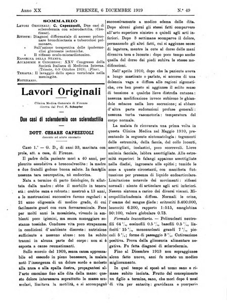 Rivista critica di clinica medica