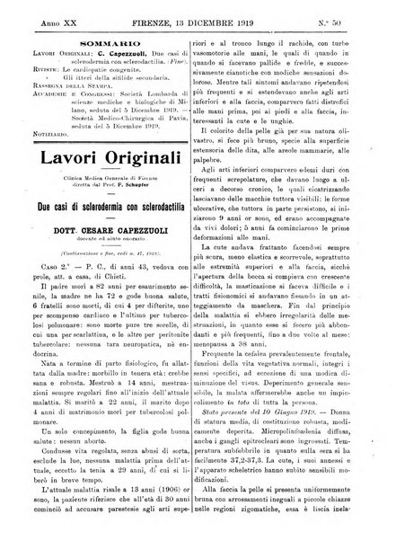 Rivista critica di clinica medica