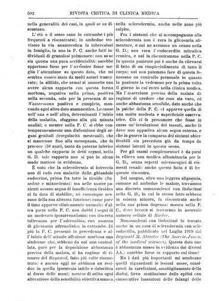 Rivista critica di clinica medica