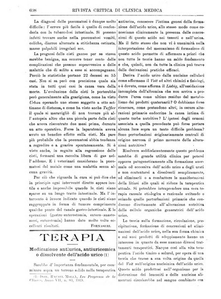 Rivista critica di clinica medica