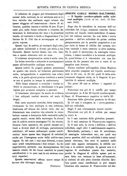 Rivista critica di clinica medica