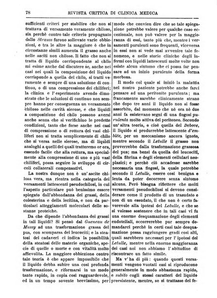 Rivista critica di clinica medica