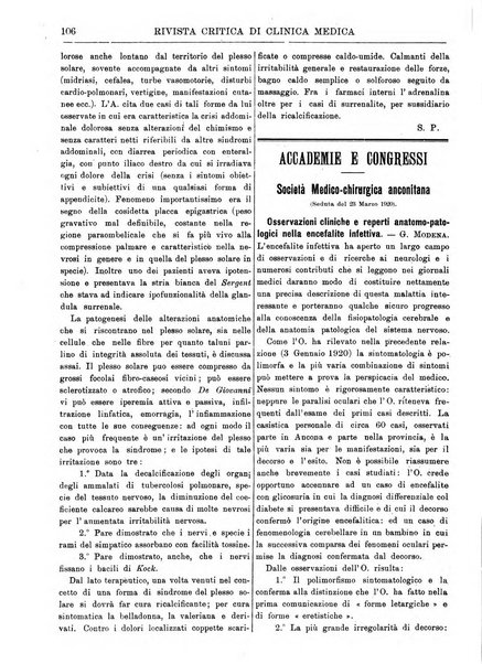 Rivista critica di clinica medica