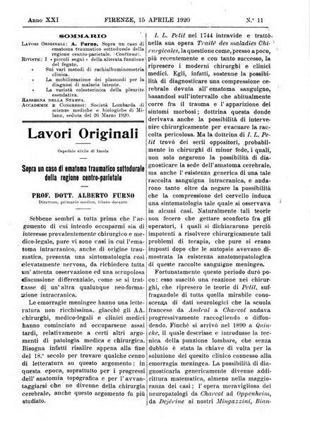 Rivista critica di clinica medica