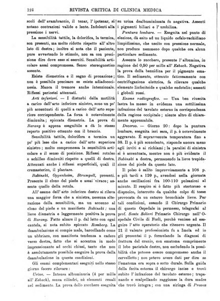 Rivista critica di clinica medica