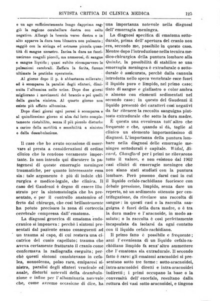 Rivista critica di clinica medica