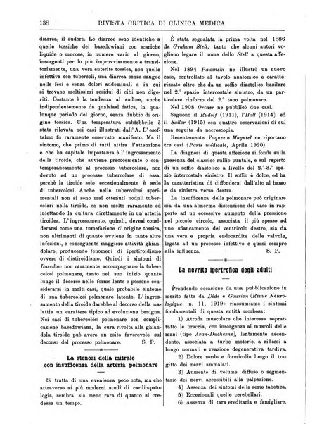 Rivista critica di clinica medica