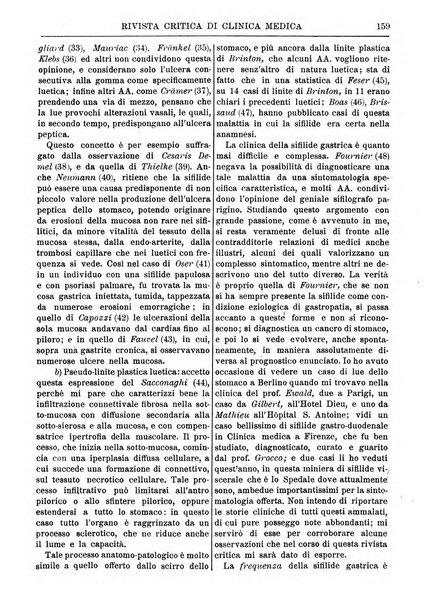 Rivista critica di clinica medica