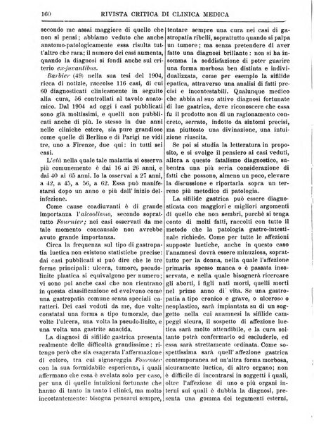 Rivista critica di clinica medica