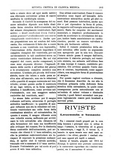 Rivista critica di clinica medica