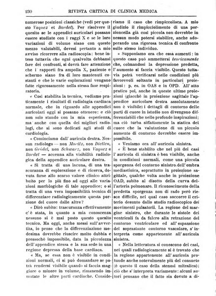 Rivista critica di clinica medica