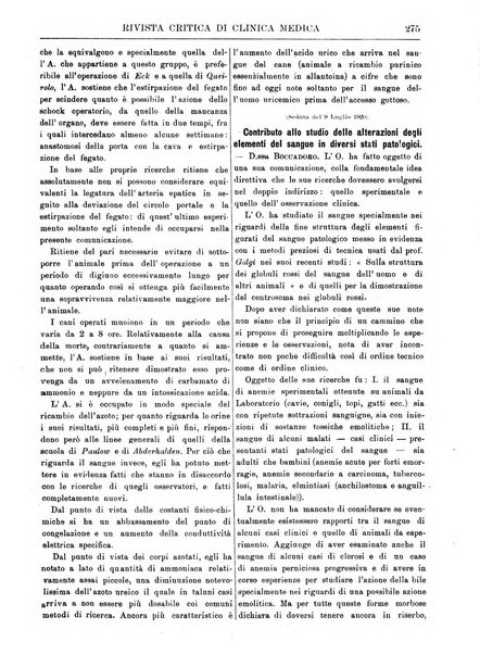 Rivista critica di clinica medica