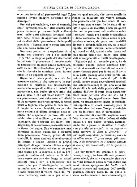 Rivista critica di clinica medica