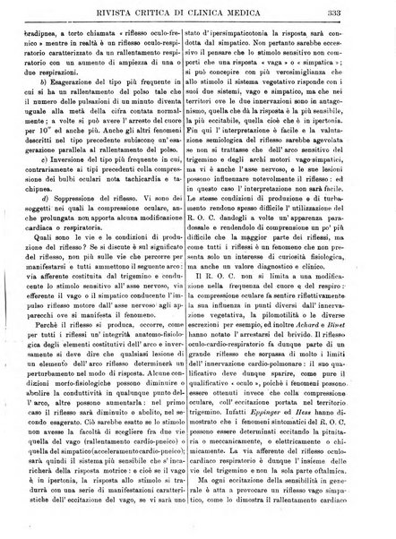 Rivista critica di clinica medica