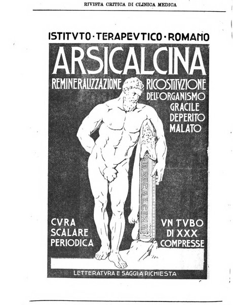 Rivista critica di clinica medica