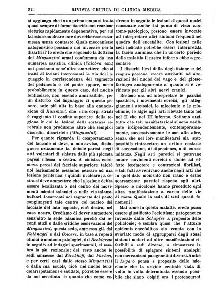 Rivista critica di clinica medica