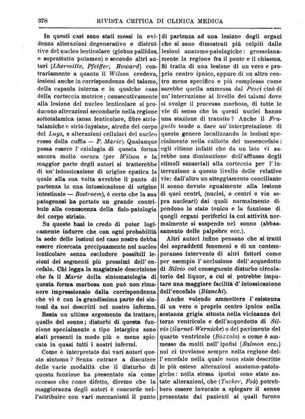 Rivista critica di clinica medica