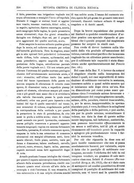 Rivista critica di clinica medica