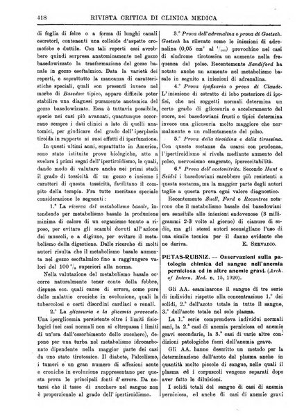 Rivista critica di clinica medica