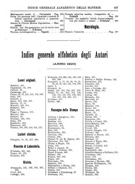 Rivista critica di clinica medica