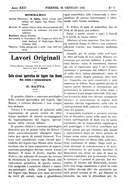 Rivista critica di clinica medica