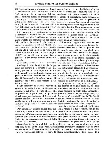 Rivista critica di clinica medica