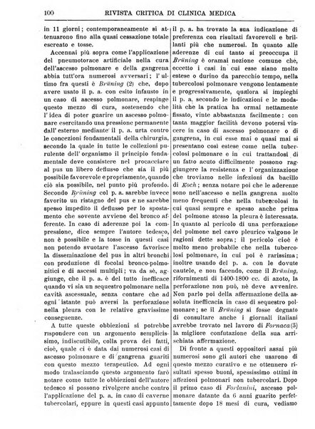 Rivista critica di clinica medica