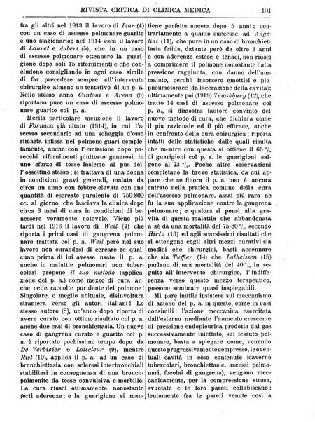 Rivista critica di clinica medica