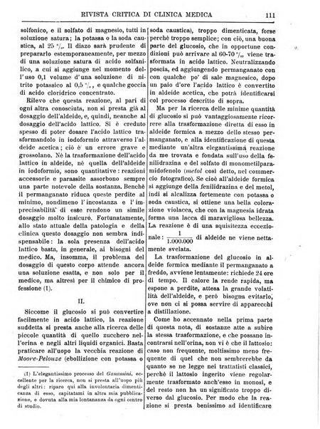 Rivista critica di clinica medica