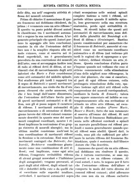 Rivista critica di clinica medica