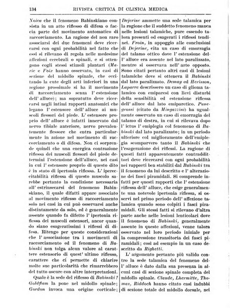 Rivista critica di clinica medica