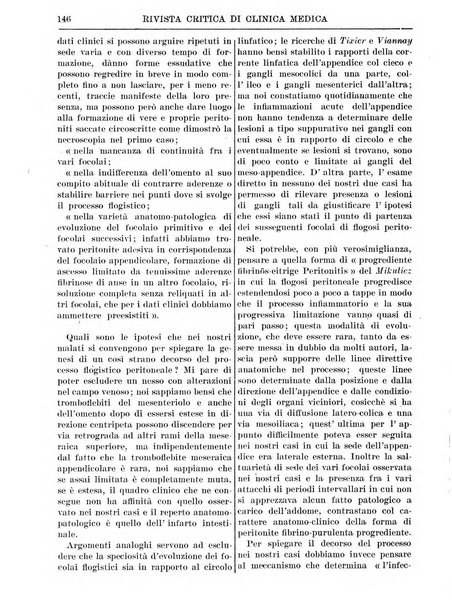 Rivista critica di clinica medica