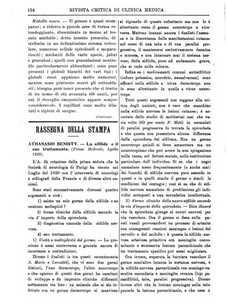 Rivista critica di clinica medica