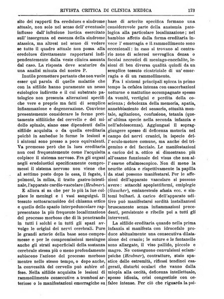 Rivista critica di clinica medica