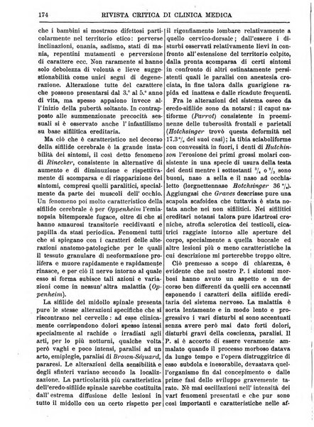 Rivista critica di clinica medica