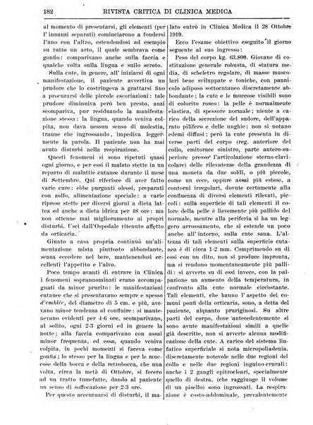 Rivista critica di clinica medica