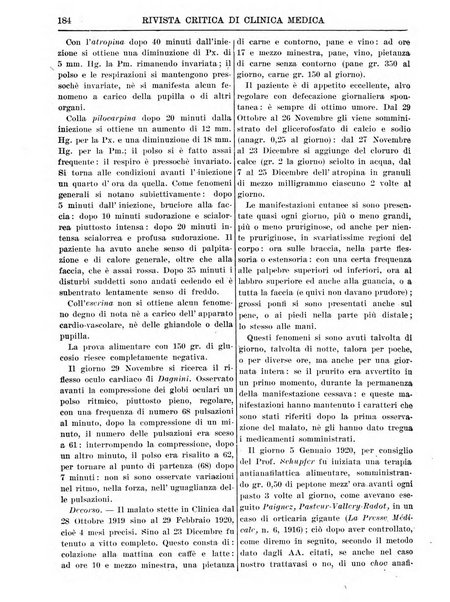 Rivista critica di clinica medica