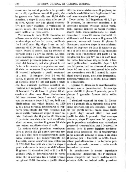 Rivista critica di clinica medica