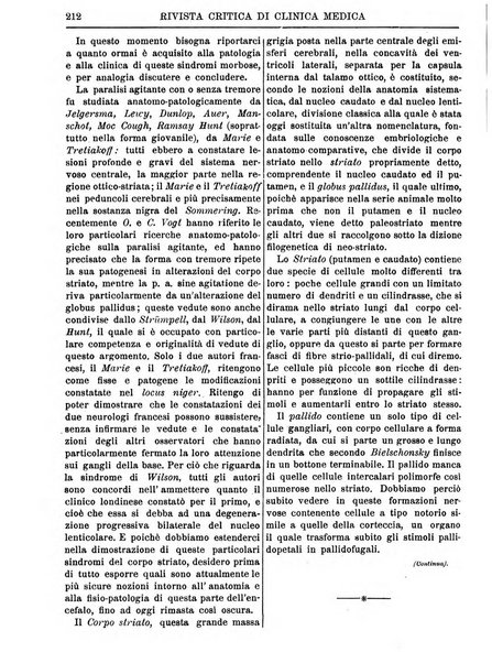 Rivista critica di clinica medica