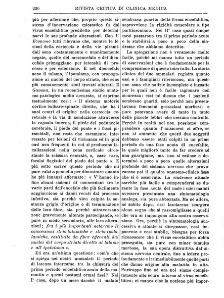 Rivista critica di clinica medica