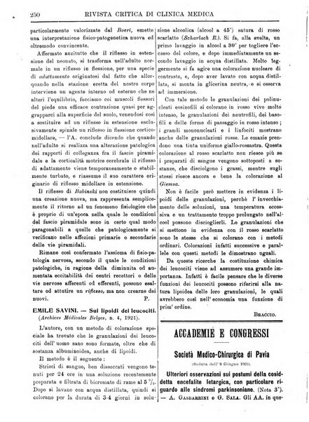 Rivista critica di clinica medica