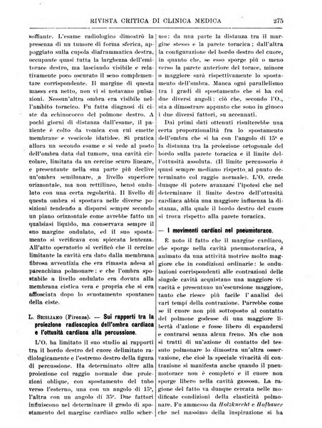 Rivista critica di clinica medica